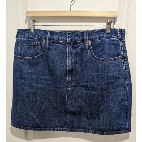 {SEE Comments} Madewell | Rigid Denim Mini Skirt - Picture 5 of 16